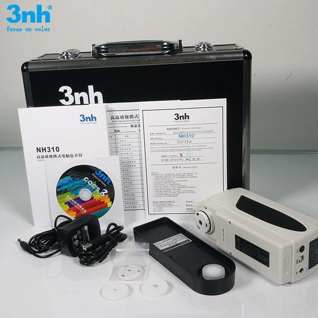3nh NH310를 찾아내는 8mm 4mm 2 Apetures 사진기를 가진 휴대용 색깔 다름 색도계