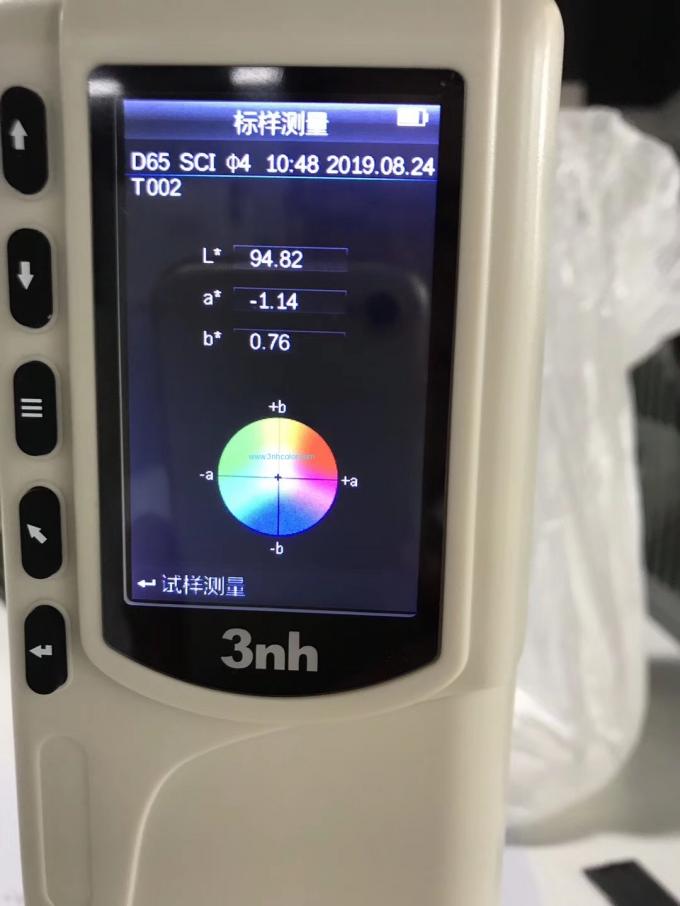 사용 NR60CP 색도계 가루를 측정하는 방법